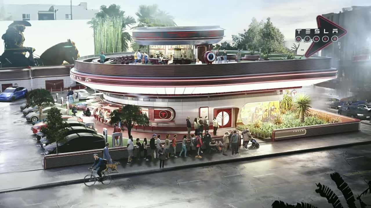 LA Grants Approval to Tesla for Constructing Diner and Drive-In Theater