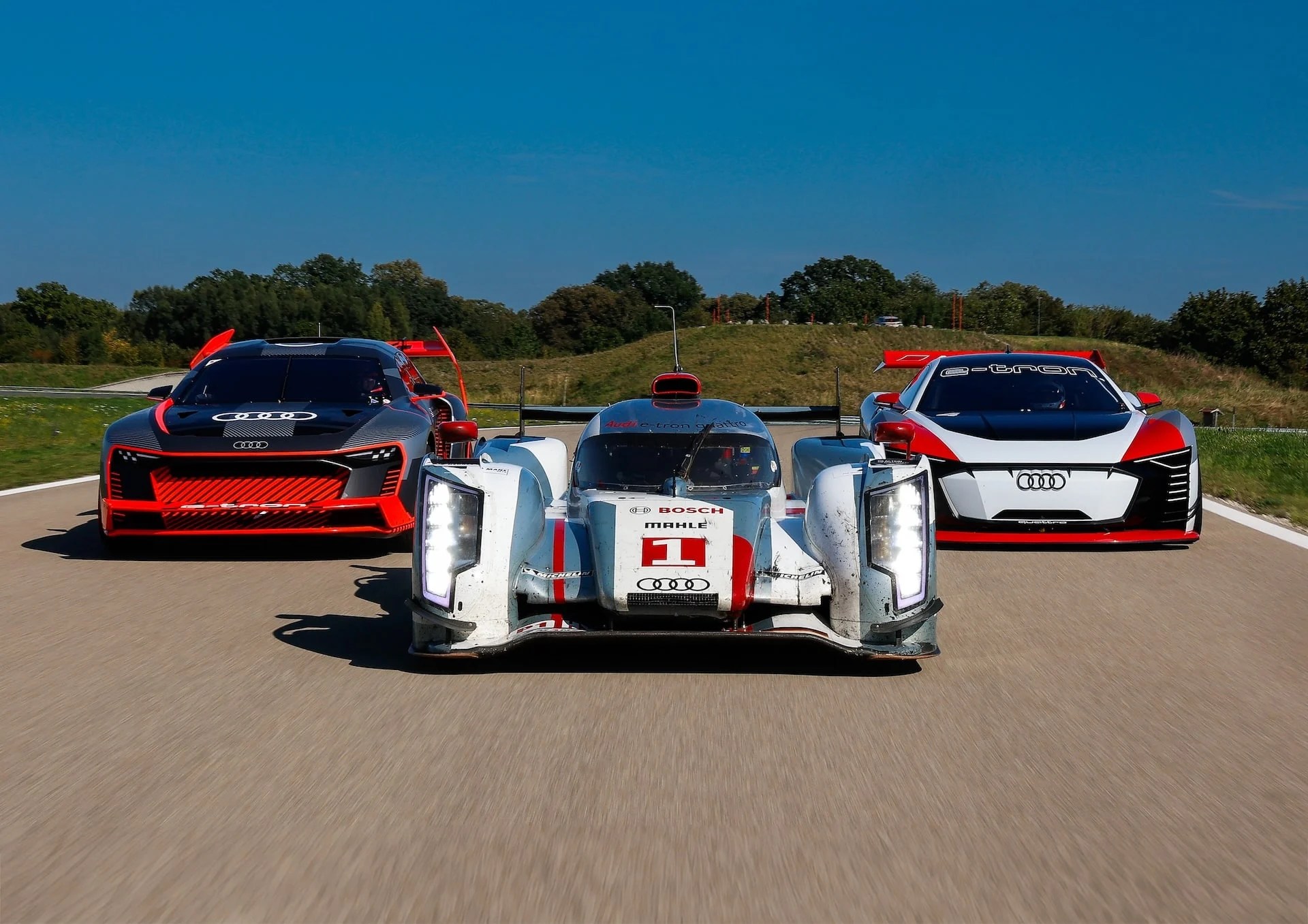 Evolution of Audi’s Electric Race Car Spotlighted in Showcase