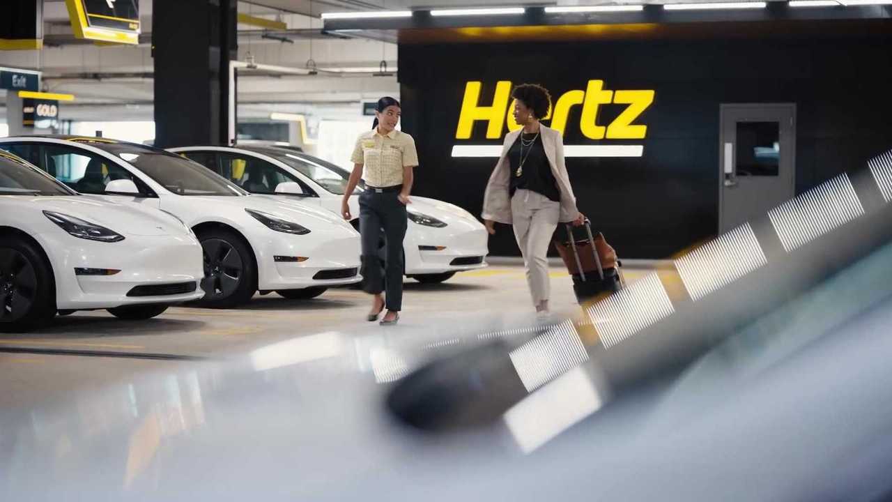Impact of Tesla Price Cuts and Repair Expenses Forces Hertz to Reduce Pace of EV Expansion