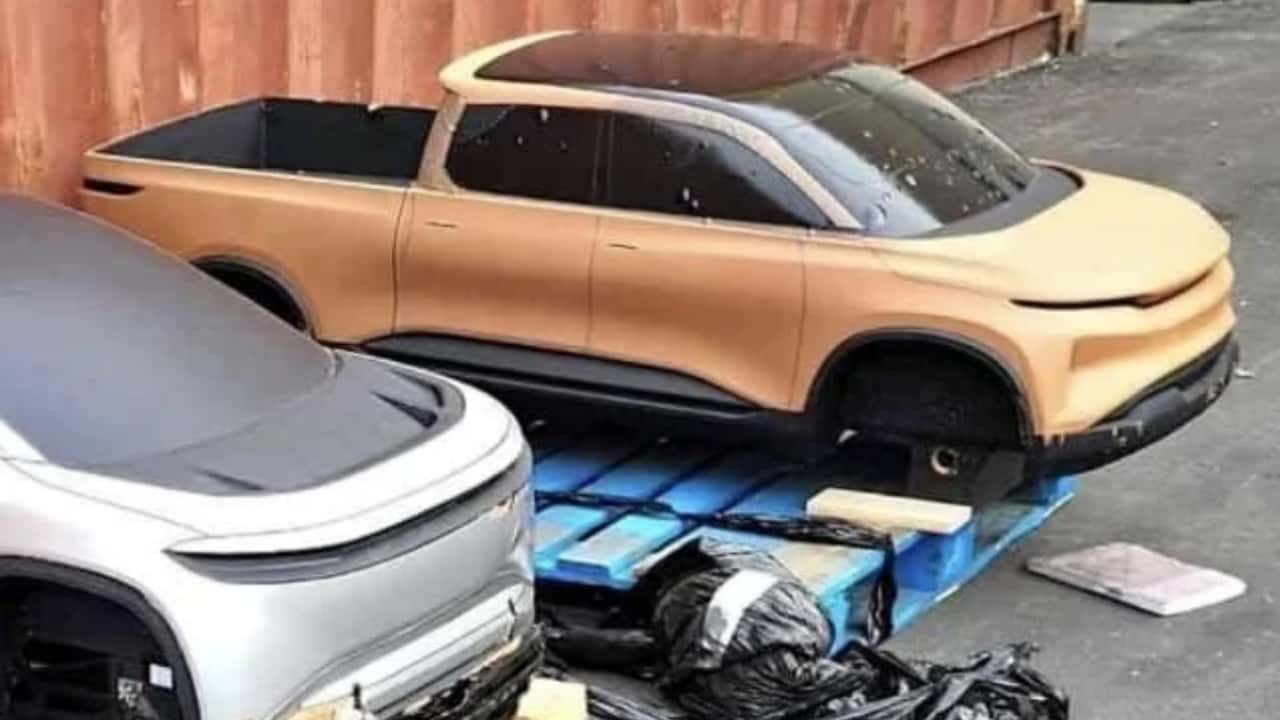 Clay Model Reveals Potential Lucid Pickup Truck