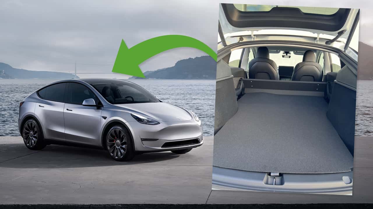 Tesla Model Y Transformed Into Factory-Built Two-Seater For Business