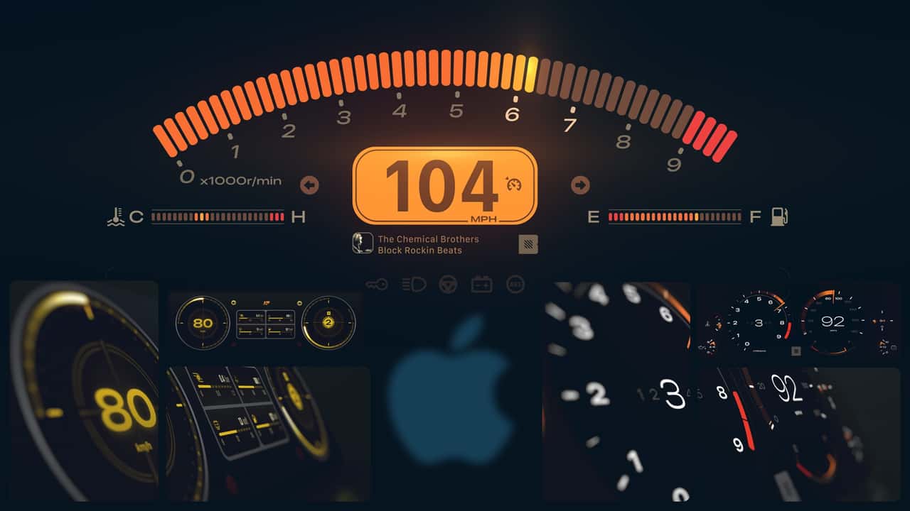 Apple’s Next-Gen CarPlay Could Reimagine Gauge Clusters of Classic Enthusiast Cars